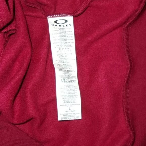 OAKLEY Mens Full Zip Logo Jacket Hoodie - Picture 5 of 5